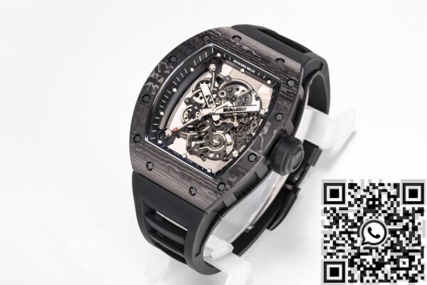 Richard Mille RM055 Fake BBR Factory Black Carbon Fiber Case