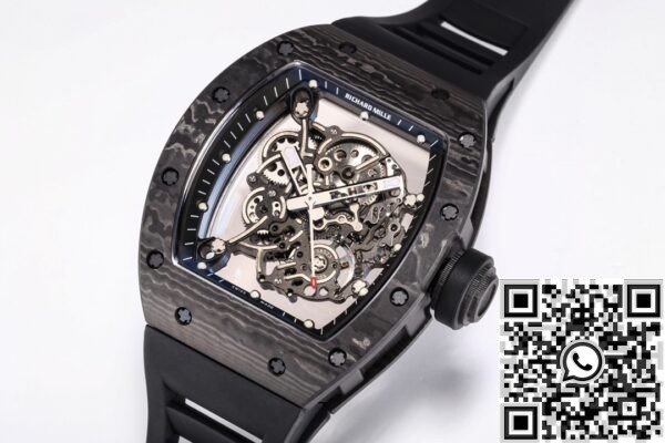 Richard Mille RM055 Fake BBR Factory Black Carbon Fiber Case