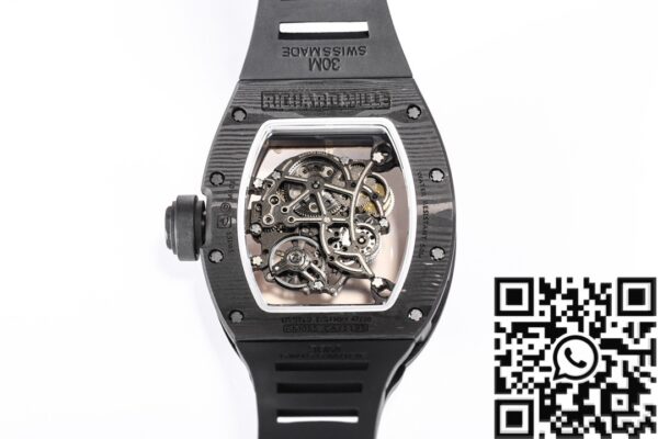 Richard Mille RM055 Fake BBR Factory Black Carbon Fiber Case