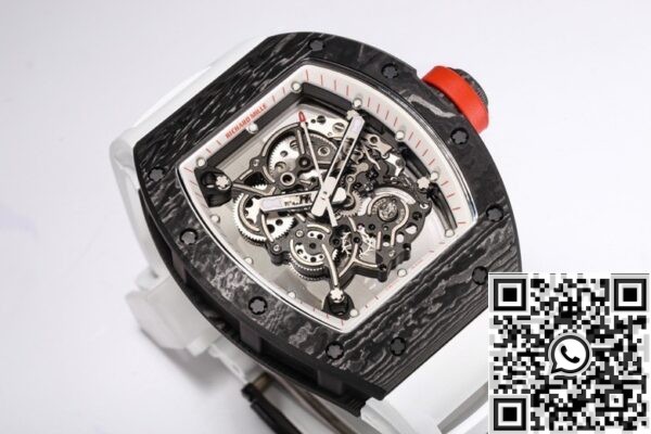 Richard Mille 1:1 Replica - BBR Factory RM055 White Rubber