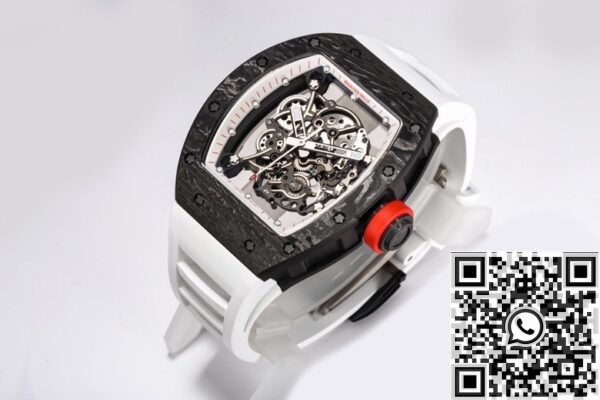 Richard Mille 1:1 Replica - BBR Factory RM055 White Rubber