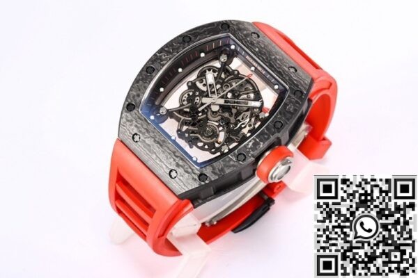 1:1 Replica Richard Mille - BBR Factory RM055 Red Rubber Strap