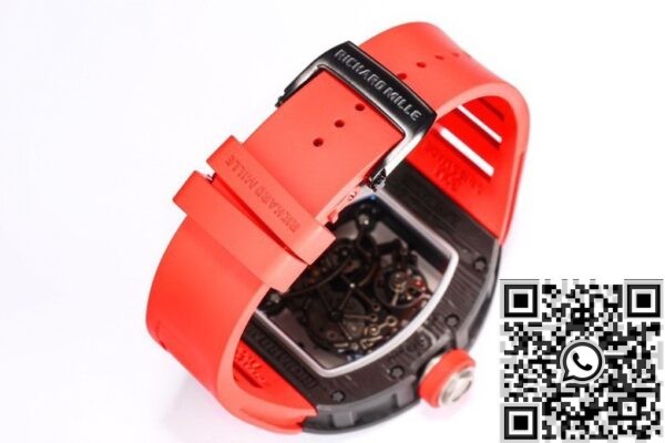 1:1 Replica Richard Mille - BBR Factory RM055 Red Rubber Strap