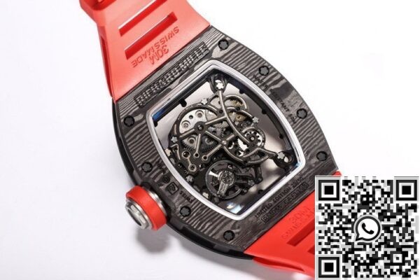 1:1 Replica Richard Mille - BBR Factory RM055 Red Rubber Strap