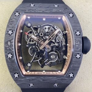 Richard Mille Best Replica KU Factory RM055 Rose Gold Dial