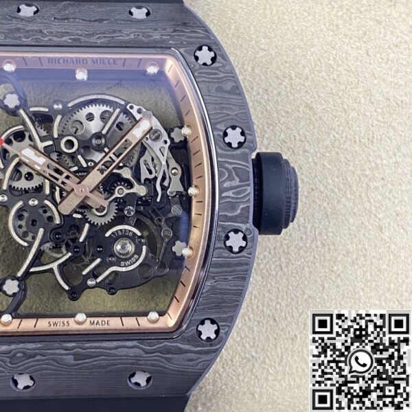 Richard Mille Best Replica KU Factory RM055 Rose Gold Dial