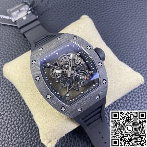 Richard Mille Replica KU Factory RM055 Black Carbon Fiber Case