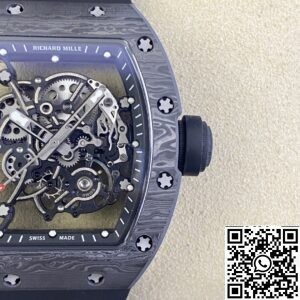 Richard Mille Replica KU Factory RM055 Black Carbon Fiber Case