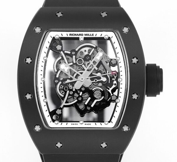 Richard Mille Watch Replica KU Factory RM55 White Dial