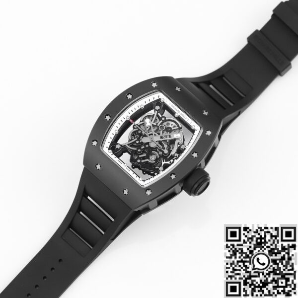 Richard Mille Watch Replica KU Factory RM55 White Dial