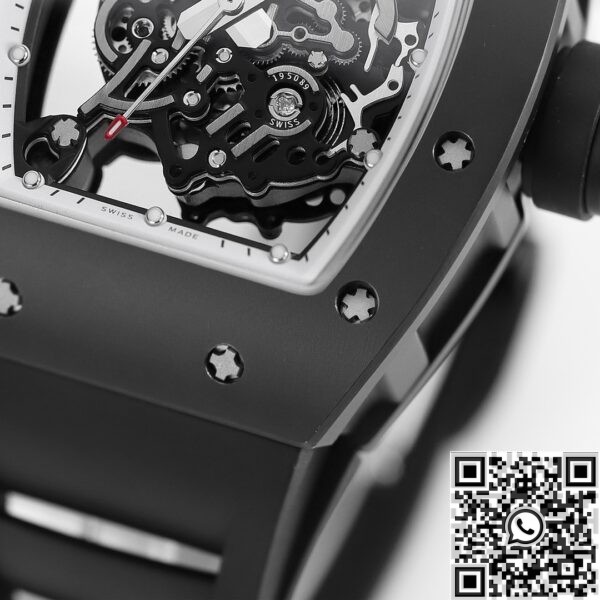 Richard Mille Watch Replica KU Factory RM55 White Dial