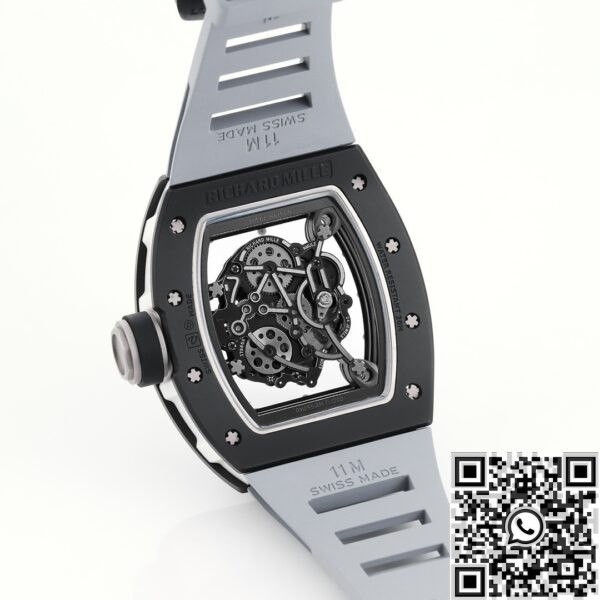 Richard Mille Watch Replica KU RM55 Colored Rubber Strap