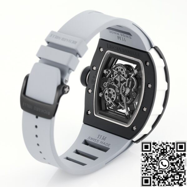 Richard Mille Watch Replica KU RM55 Colored Rubber Strap