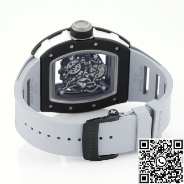 Richard Mille Watch Replica KU RM55 Colored Rubber Strap