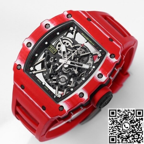 Richard Mille Fake RM35-02 - BBR Factory Red Carbon Fiber