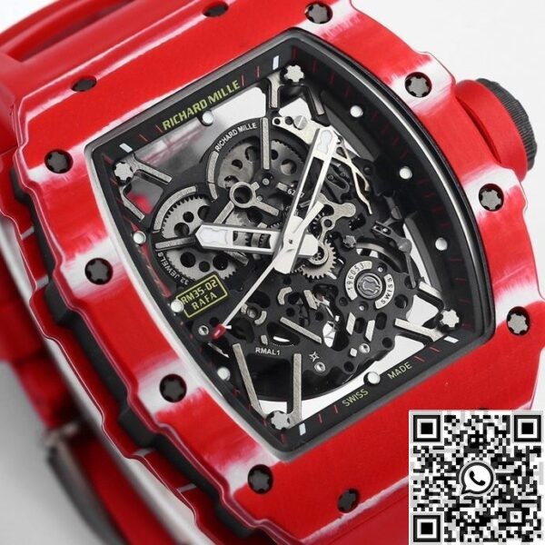 Richard Mille Fake RM35-02 - BBR Factory Red Carbon Fiber