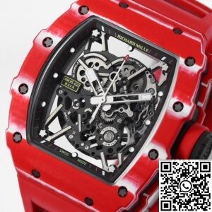 Richard Mille Fake RM35-02 - BBR Factory Red Carbon Fiber