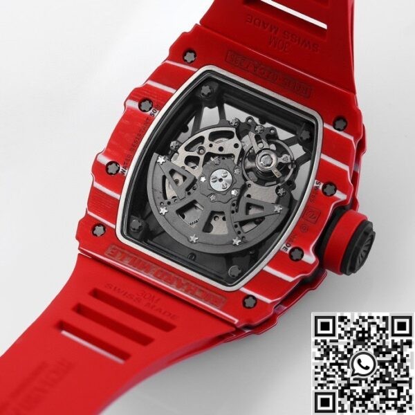 Richard Mille Fake RM35-02 - BBR Factory Red Carbon Fiber