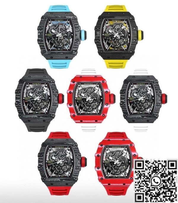 Richard Mille Fake RM35-02 - BBR Factory Red Carbon Fiber