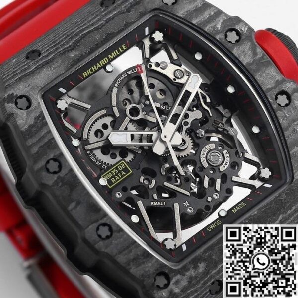 Richard Mille Replica RM35-02- BBR Factor Red Strap