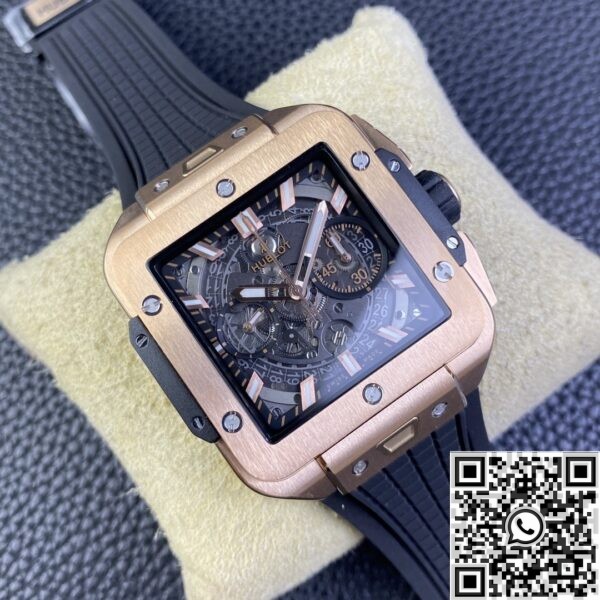 Replica Watch Hublot Square Bang Unico - King Gold Case