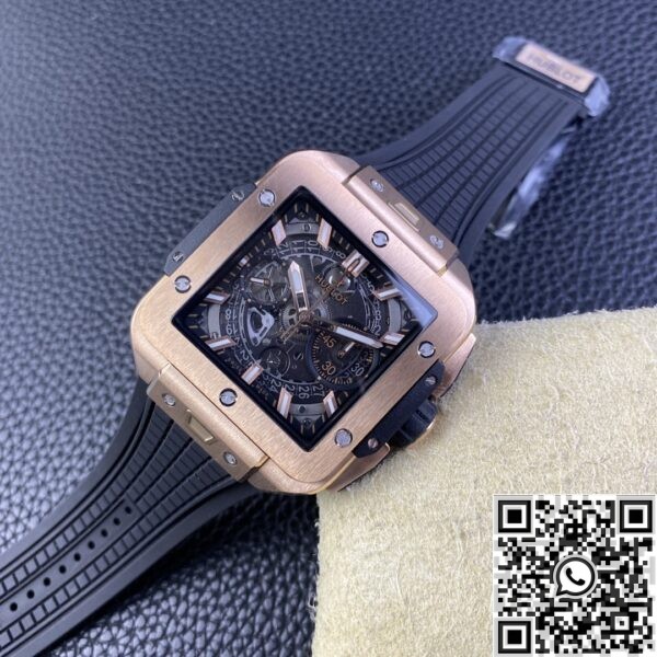 Replica Watch Hublot Square Bang Unico - King Gold Case