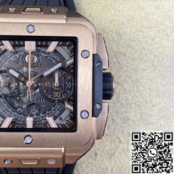 Replica Watch Hublot Square Bang Unico - King Gold Case