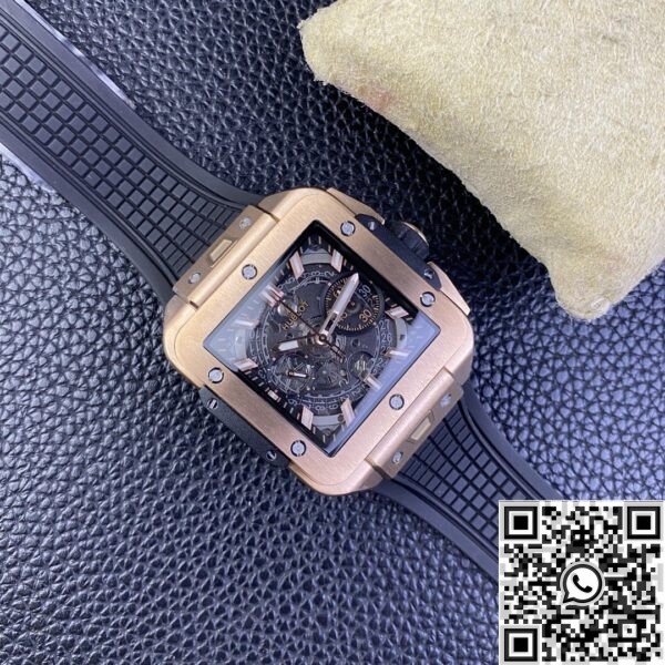 Replica Watch Hublot Square Bang Unico - King Gold Case