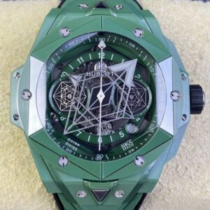 Hublot Replica Watches Big Bang Sang Bleu II Green Ceramics