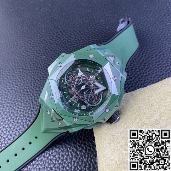 Hublot Replica Watches Big Bang Sang Bleu II Green Ceramics