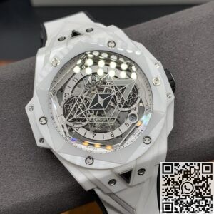 Fake Hublot Big Bang Sang Bleu II White Ceramics