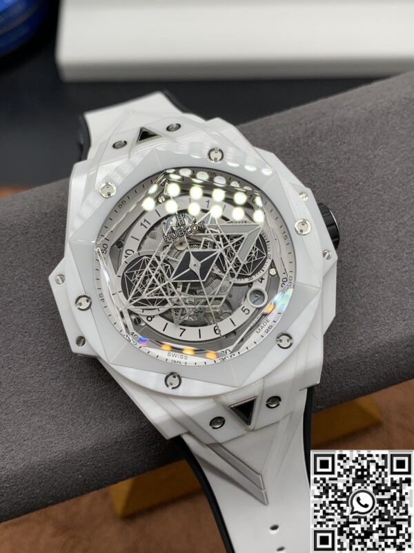 Fake Hublot Big Bang Sang Bleu II White Ceramics