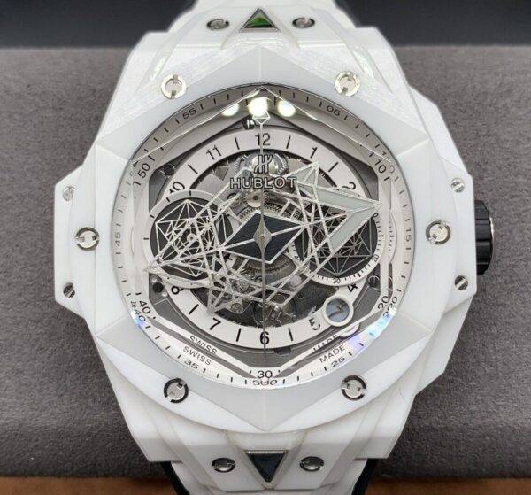 Fake Hublot Big Bang Sang Bleu II White Ceramics