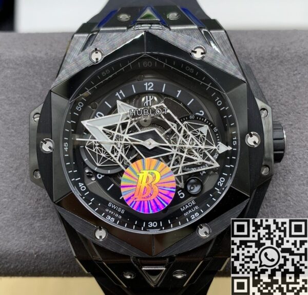 Hublot Replica Watches - Big Bang Sang Bleu II Black Ceramics