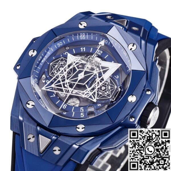 Hublot Watches Replicas Big Bang Sang II Blue Ceramics