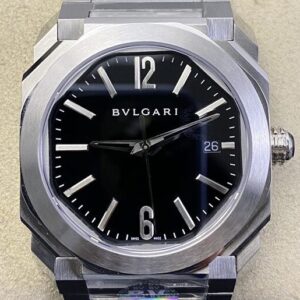 Replica Bvlgari Octo Finissimo - BV Factory 102031 Black Dial