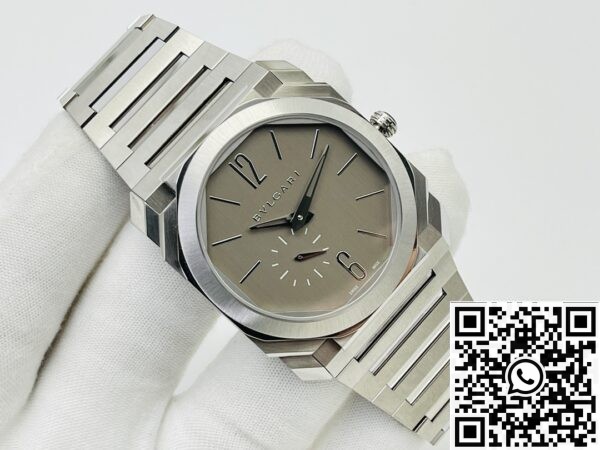 Replica Bvlgari Octo Finissimo - BV Factory 103464 Silver Dial