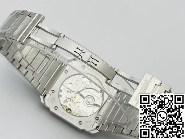 Fake Bvlgari Octo Finissimo - BV Factor 103011 Silver White Dial