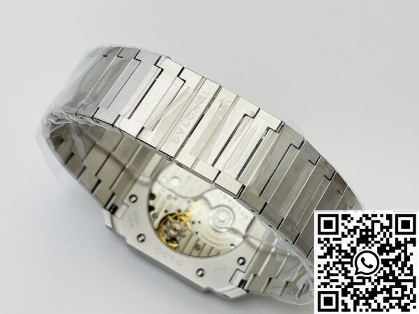 Fake Bvlgari Octo Finissimo - BV Factor 103011 Silver White Dial