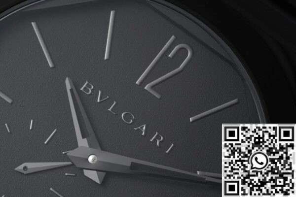 Fake Bvlgari Watch - BV Factory Octo Finissimo 103077 Black Dial