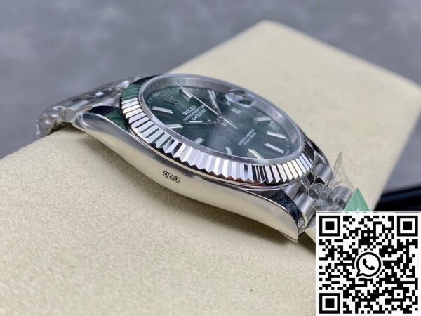 Replica Rolexes ARF Factory Datejust M126334-0028 Mint Green