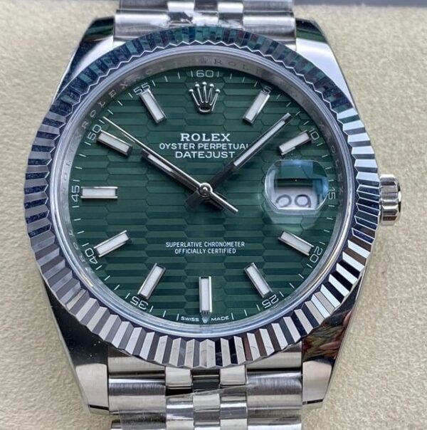 Rolex Replic ARF Factory Datejust M126334-0030 Mint Green