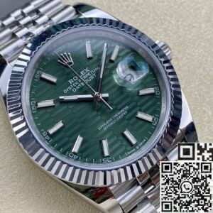 Rolex Replic ARF Factory Datejust M126334-0030 Mint Green