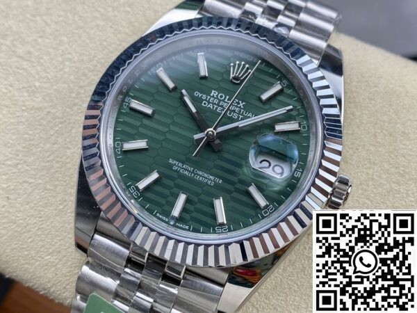 Rolex Replic ARF Factory Datejust M126334-0030 Mint Green