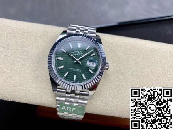 Rolex Replic ARF Factory Datejust M126334-0030 Mint Green