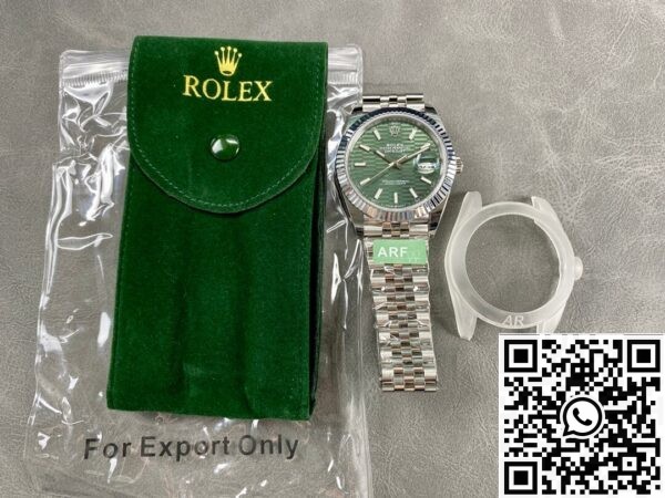 Rolex Replic ARF Factory Datejust M126334-0030 Mint Green