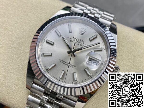 Replic Rolex ARF Factory Datejust M126334-0004 silver gray