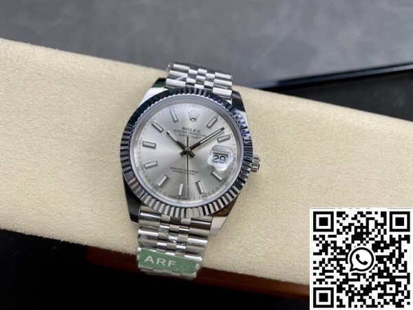 Replic Rolex ARF Factory Datejust M126334-0004 silver gray