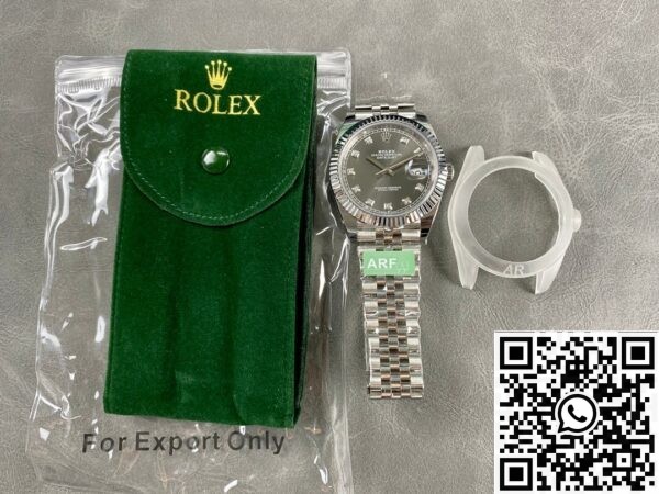 Replica Rolex Datejust ARF Factory M126334-0012 black Watch