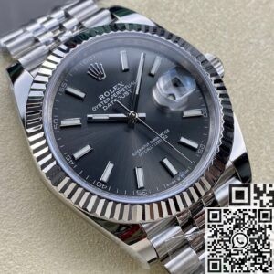 High Quality Rolex Replicas M126334-0014 Dark Rhodium White